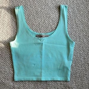 Mint Green Crop Top